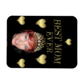 Voeg je foto toe aan een Moederdag Tiara Magneet (Horizontaal)