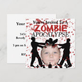 Voeg je foto toe aan een Zombie Apocalypse-invasie Kaart (Voorkant / Achterkant)