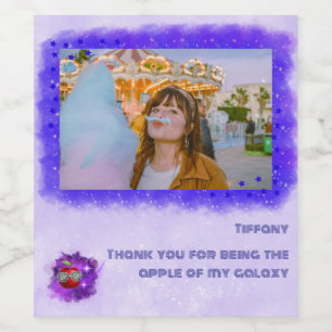 Voeg je foto toe aan Thankful Galaxy Label Wijn Etiket