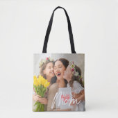 VOEG JE FOTO TOE BEESTE MOEDER TOTE BAG (Voorkant)