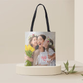 VOEG JE FOTO TOE BEESTE MOEDER TOTE BAG