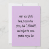 Voeg je foto toe, bruiddoucheuitnodiging kaart (Achterkant)