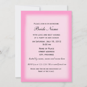 Voeg je foto toe, bruiddoucheuitnodiging kaart