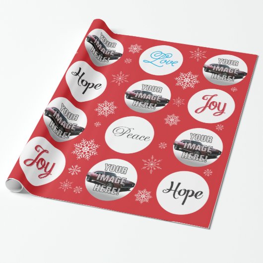 Voeg je foto toe! Chevy Camaro Cadeaupapier (Uitgerold)