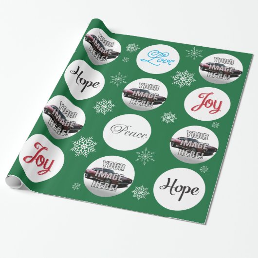 Voeg je foto toe! Chevy Camaro Cadeaupapier (Uitgerold)