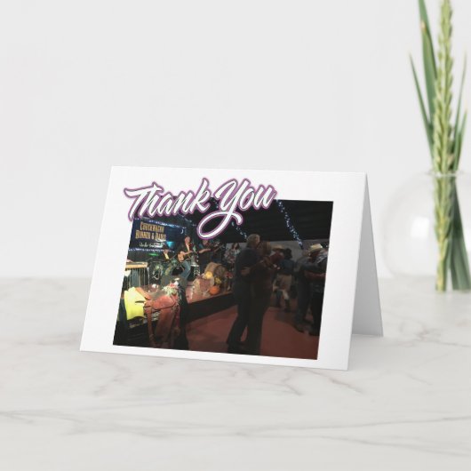 Voeg je foto toe Dank je wel kaart (Voorkant)