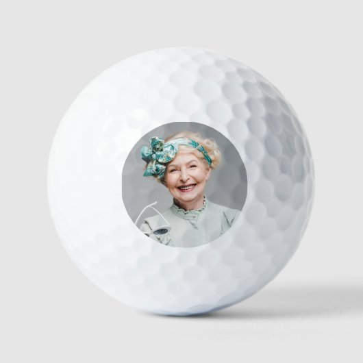 Voeg je foto toe | Gepersonaliseerd Golfballen (Voorkant)