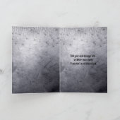 Voeg je foto toe Gothic Cobwebs Lijst Kaart (Binnen)