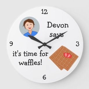 Voeg je foto toe: 'Tijd voor Waffles' Grote Klok