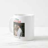 Voeg je foto toe Vrolijk kerstfeest Koffiemok (Voorkant links)