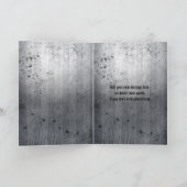 Voeg je foto toe zwart gotisch lijst kaart (Binnen)