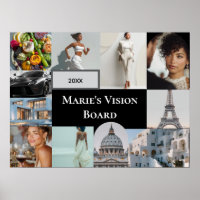 Voeg je foto visie bord custom poster toe
