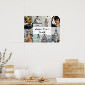 Voeg je foto visie bord custom poster toe (Keuken)