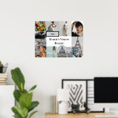 Voeg je foto visie bord custom poster toe (Thuiskantoor)