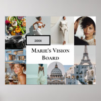 Voeg je foto visie bord custom poster toe