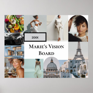 Voeg je foto visie bord custom poster toe