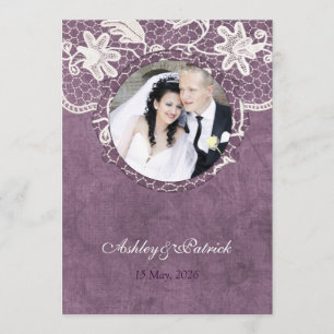 Voeg je fotobrief en bruidbruidbruinbinding toe kaart