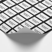 Voeg je foto's toe cadeaupapier (Hoek)