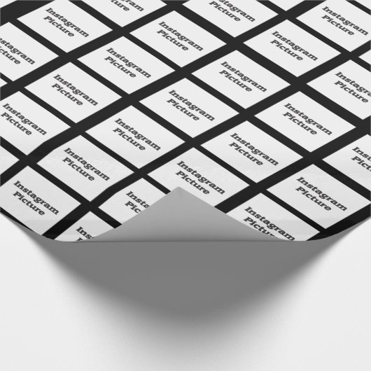 Voeg je foto's toe cadeaupapier (Hoek)