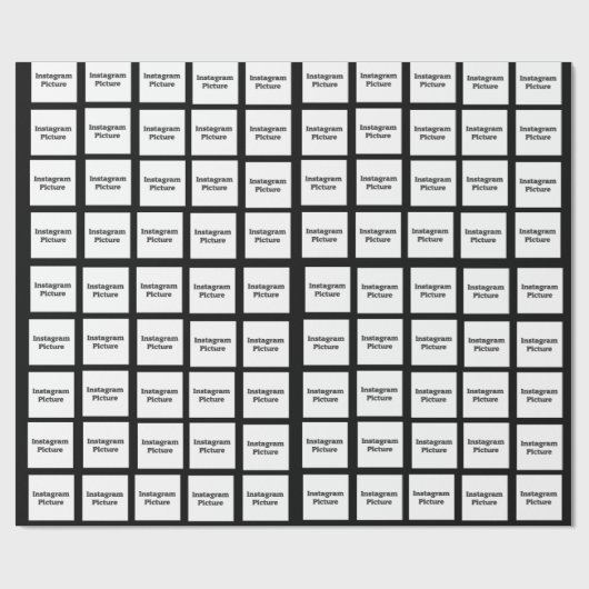 Voeg je foto's toe cadeaupapier (Vlak)