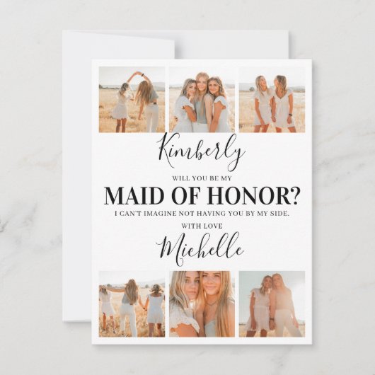 Voeg je foto's toe, word je mijn vriendin van eer? (Voorkant)