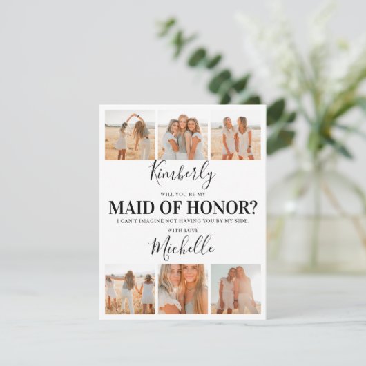 Voeg je foto's toe, word je mijn vriendin van eer? (Staand voorkant)