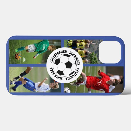 Voeg je foto's voetbal toe Case-Mate iPhone case (Achterkant (horizontaal))