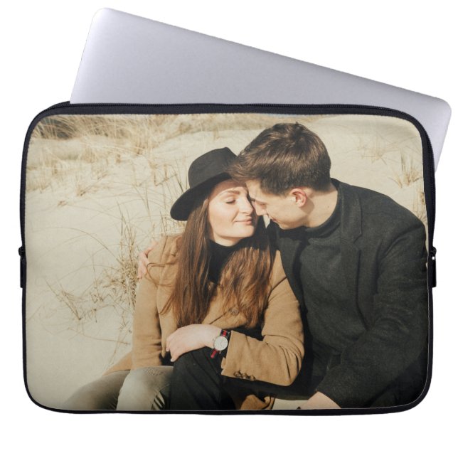 Voeg je Geweldige foto-rendy toe Laptop Sleeve (Voorkant)