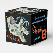 Voeg je gezichts foto astronaut feest gunst doos t