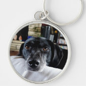 Voeg je hondenfoto hieraan toe sleutelhanger (Voorkant)