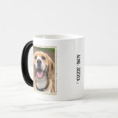 Voeg je huisdier foto grappig magische mok (Voorkant links)