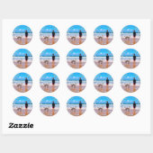 Voeg je huisdier foto sticker cadeau aangepaste te (Vel)