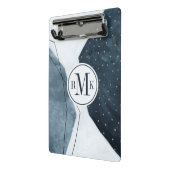 Voeg je Initialen toe | Aangrenzende afbraak Mini Klembord (Angled2)