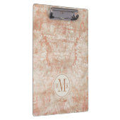 Voeg je Initialen toe | Garnet Weft Klembord (Rechts)