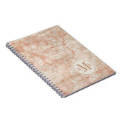 Voeg je Initialen toe | Garnet Weft Notitieboek (Rechterzijde)