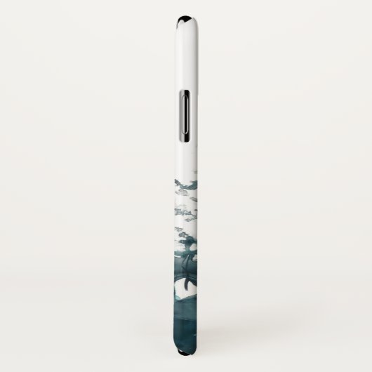 Voeg je Initialen toe | Indigo Tempest Case-Mate iPhone Case (Achterkant / rechts)