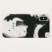 Voeg je Initialen toe | Onyx Gesture Case-Mate iPhone Case (Achterkant (horizontaal))