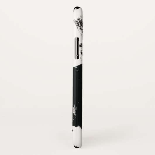 Voeg je Initialen toe | Onyx Gesture Case-Mate iPhone Case (Achterkant / rechts)