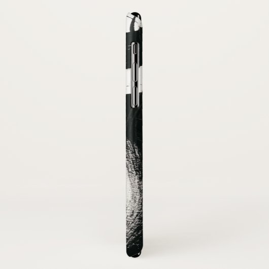 Voeg je Initialen toe | Onyx Gesture Case-Mate iPhone Case (Achterkant/links)