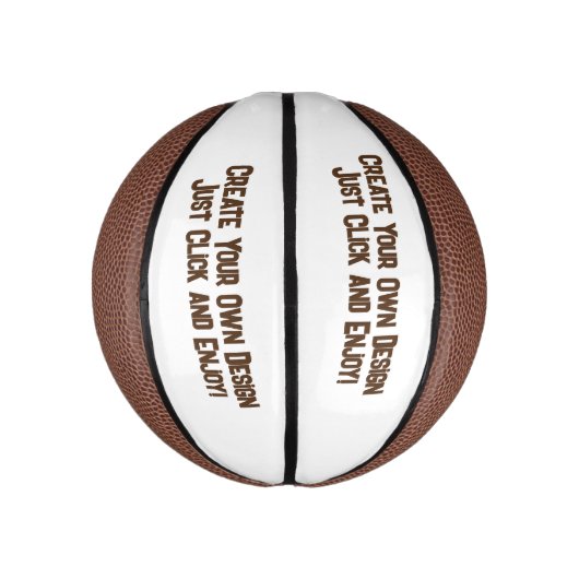 Voeg je kindernaam toe - Aangepaste Mini Basketbal (Verticaal)