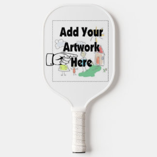 Voeg je kunst, foto of logo toe op Pickleball Padd Paddle
