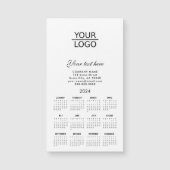 Voeg je Logo 2024 Calendar Company Promotie toe (Voorkant)