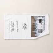 Voeg je Logo aangepaste promotiefoto toe Handdoek (Handdoek)