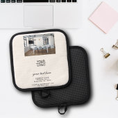 Voeg je Logo aangepaste promotiefoto toe Pannenlap