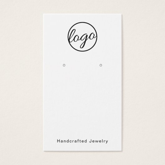 Voeg je Logo aangepaste witte verhuurder toe Visitekaartje (Voorkant)