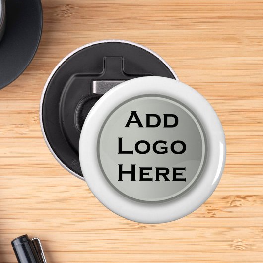 Voeg je Logo bedrijfscadeau toe Button Flesopener