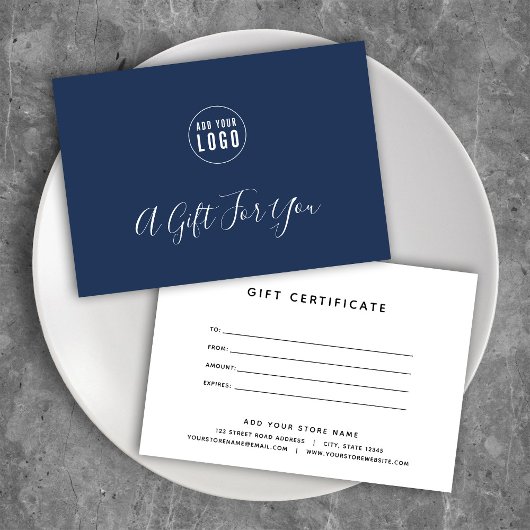 Voeg je Logo Cadeaubon toe