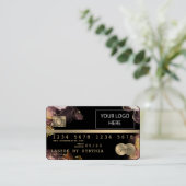 Voeg je Logo-creditcard met Gold en zwart toe Visitekaartje (Staand voorkant)