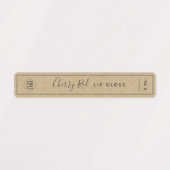 Voeg je Logo donkergrijze grenskraftproduct toe Labels (Design 1)