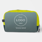 Voeg je logo dopp bag cosmetisch toilet toe toilettasje (Voorkant)